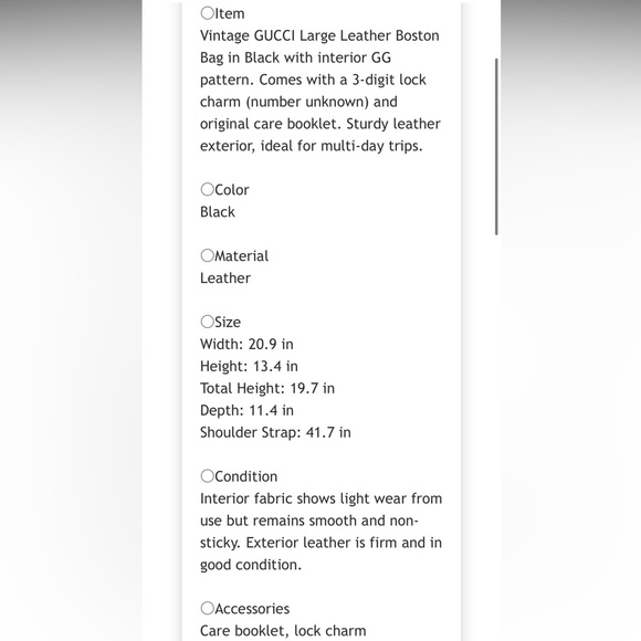 Gucci Black Leather Duffel Bag with Gold Accents - Picture 16 of 16